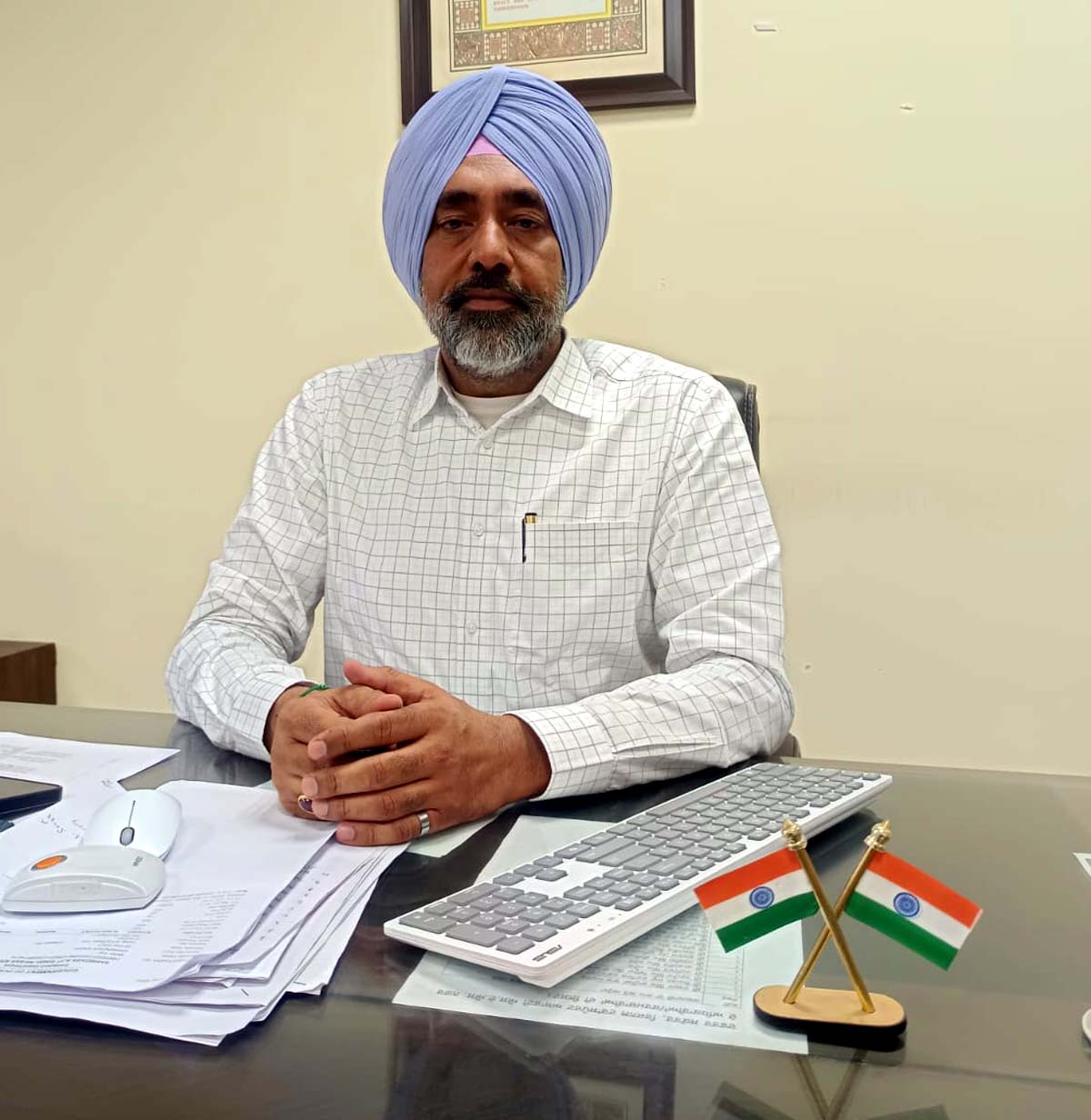 Gurvinder Singh Johal took charge of RTA Mohali.
